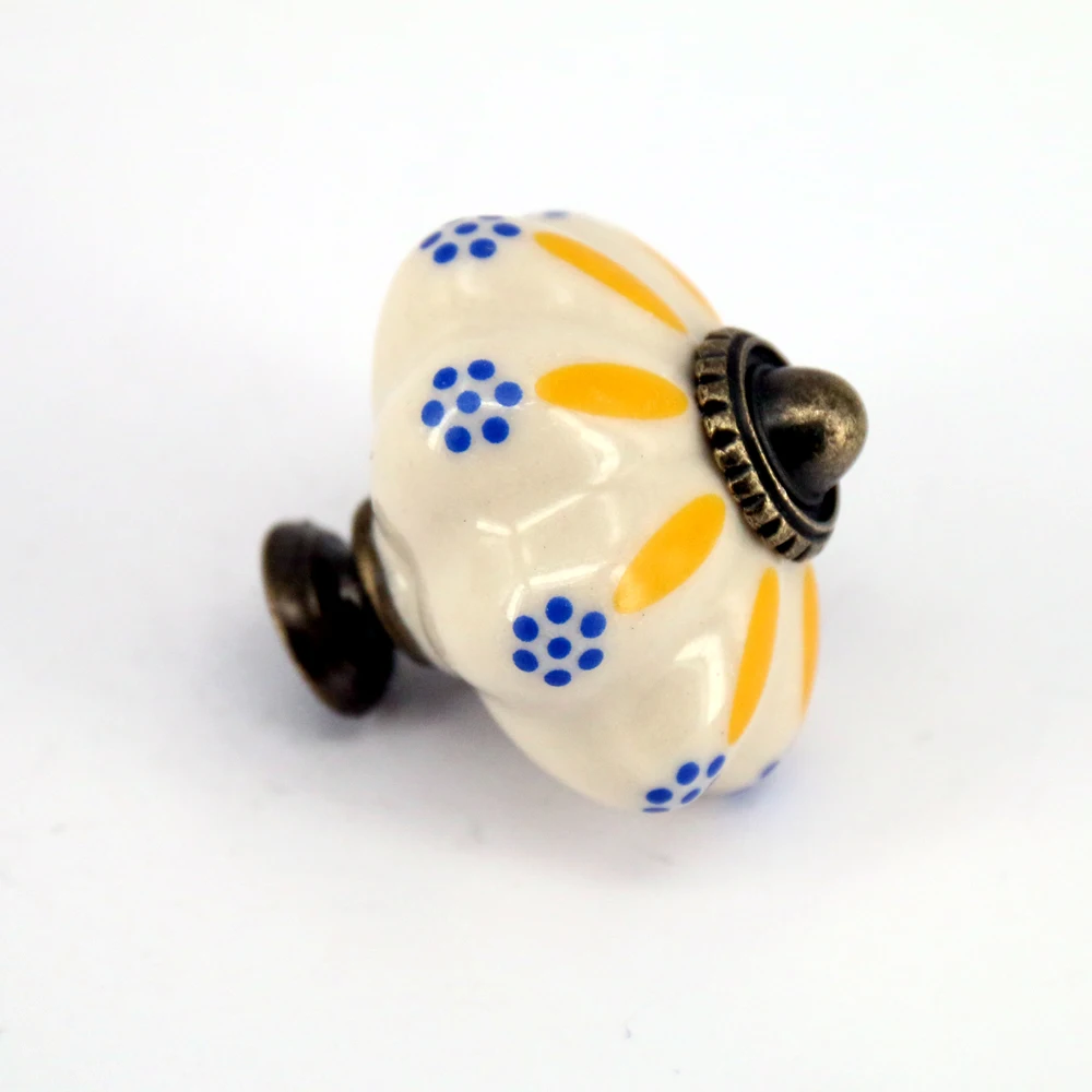 5 шт. ручная роспись керамический ящик шкафа тянет антикварный шкаф мебель