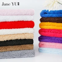 janeyu 100x160cm 13 colors super soft lamb fabric diy textile doll scarves gloves pajamas quilt sheep flannelette cashmere
