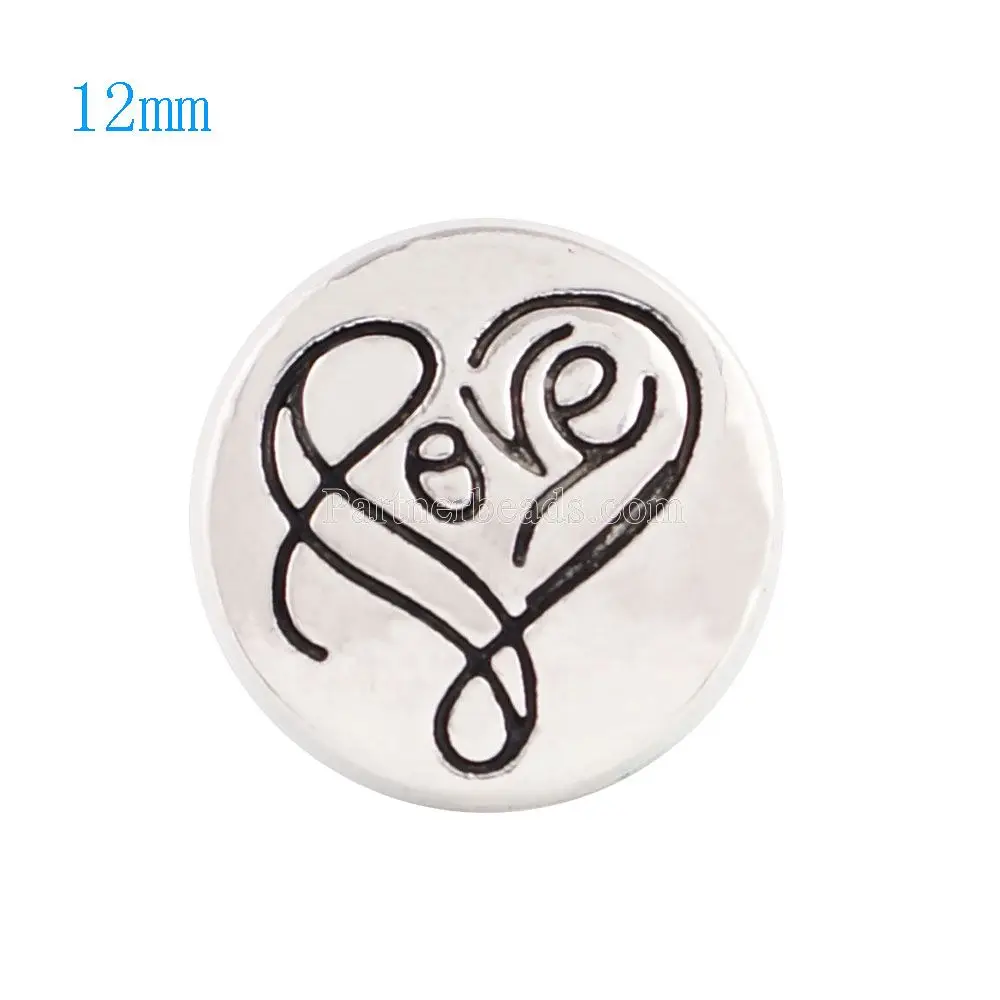 Partnerbeads DIY OEM 12 мм защелки пряжка с пряжкой из цинкового сплава для браслетов