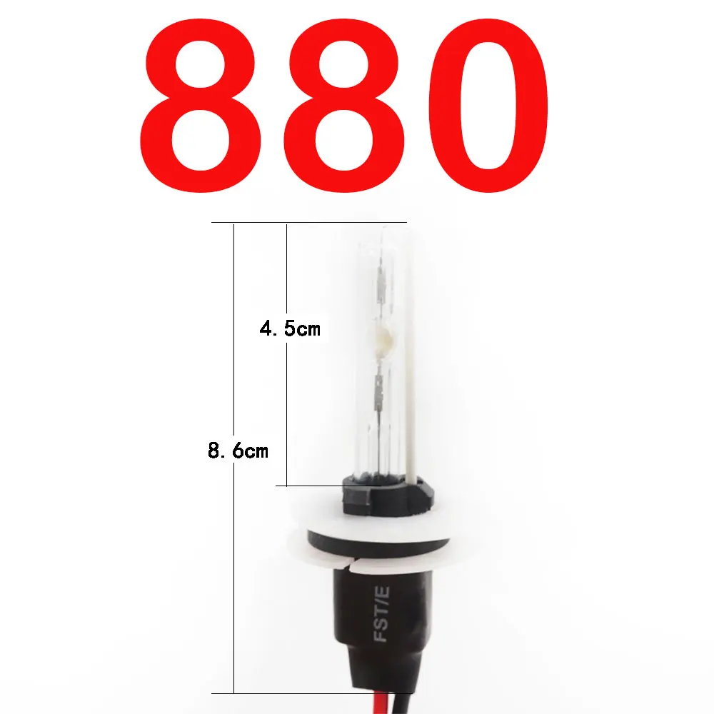 LOAUT 880 881 H27 DC лампочка фары HID Blub12V 3000 K-12000 K 110W 6400LM супер мощный яркий комплект для |