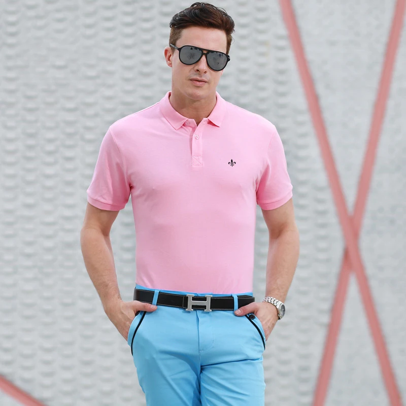 Dudalina Brand Polo Shirt Men High Quality New Men's Polo Shirts Business Men's Clothing Embroidery Homme