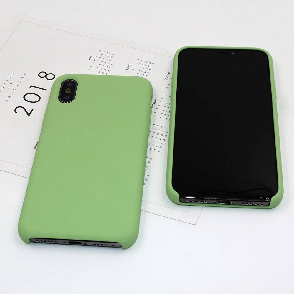 Оригинальные официальные Чехлы NEWISDOM для iphone X силиконовый чехол apple Phone 7/8 plus