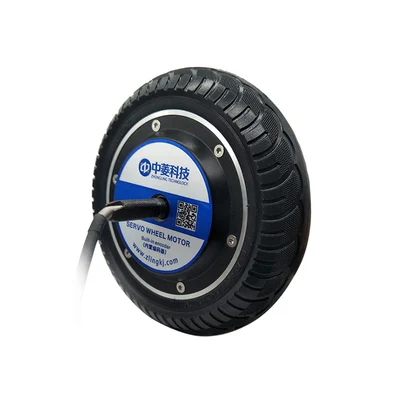 DC24V36V48V 8 дюйм миниатюрный Серводвигатель колеса типа Робота встроенный 1024 линия