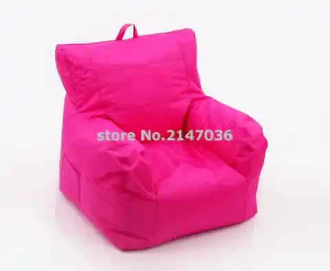 Кресло с боковым карманом и ручкой, модное тканевое кресло big joe pink, мебель, Кресло-мешок для отдыха