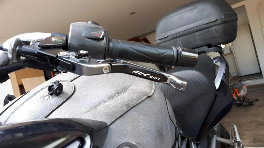

For KYMCO AK550 2017 2018 14 Colors CNC Motorcycle Adjustable Folding Extendable Brake Clutch Levers With AK550 LOGO