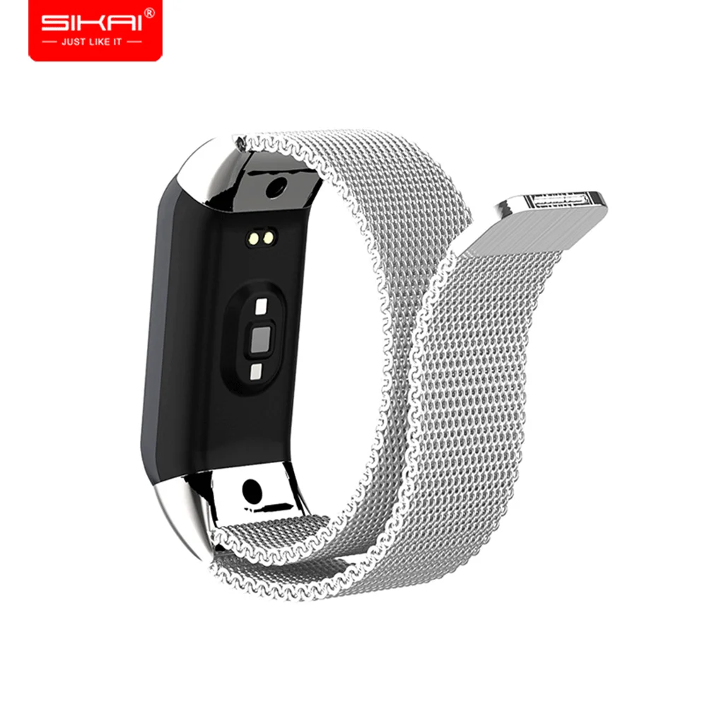 Ремешок из нержавеющей стали SIKAI Миланский ремешок для Amazfit Cor 2 сменный браслета