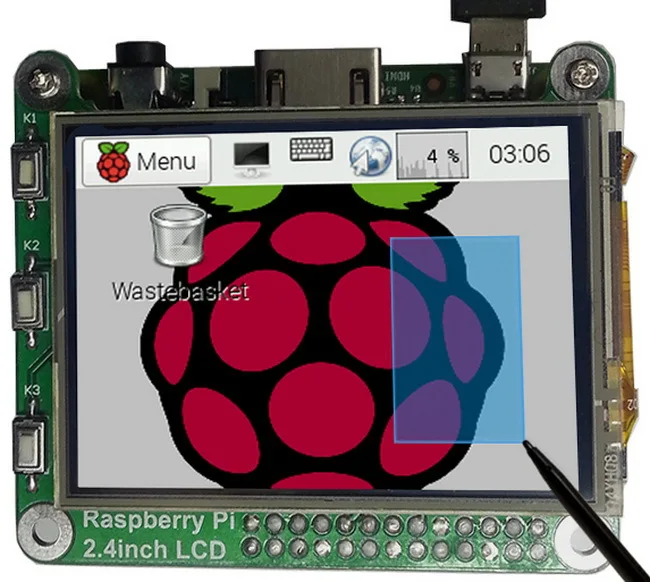 Raspberry Pi 3 модуль B 4B 2 4 дюйма tft сенсорный экран pi LCD raspberry дисплей 48 МГц смарт чем 5
