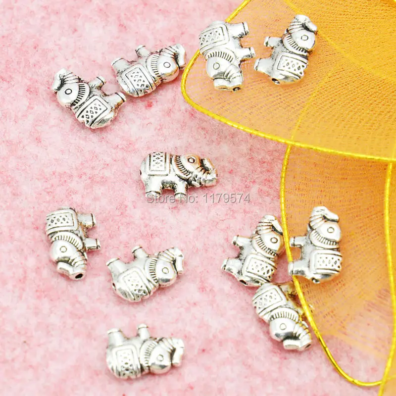 10 шт. новая Проставка в виде слона из сплава для самостоятельного изготовления