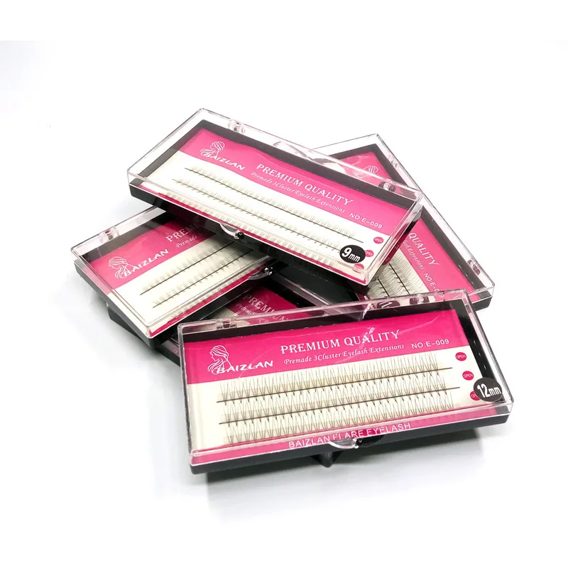 

Faux Mink Cilia Eyelash 0.07 No Glue Premade 3D False Eyelash Extension 8 9 10 11 12mm Lashes 90 PCS Makeup Individual Lashes