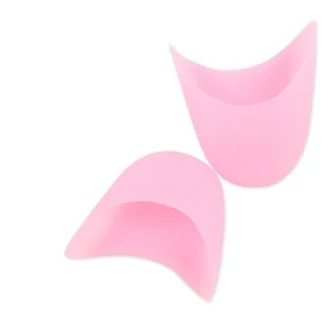 Розовые гелевые подушечки на высоком каблуке без отверстий защита для большого