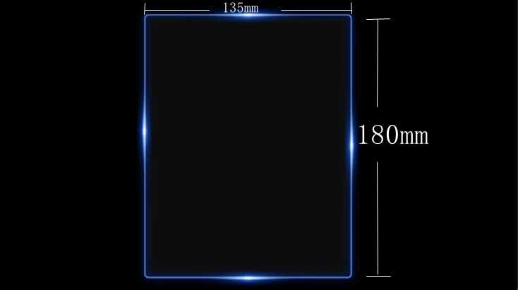 Автомобильная защитная пленка из закаленного стекла для экрана DVD GPS