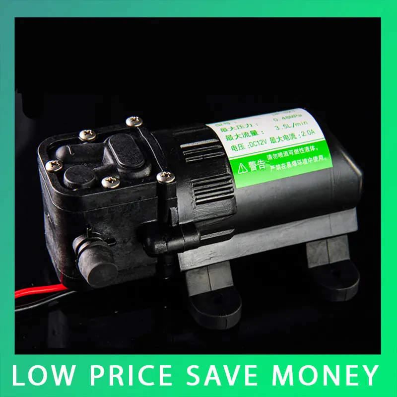 

12V DC Electric Mini Diaphragm Pump self-priming Booster Pump 2legs/4legs