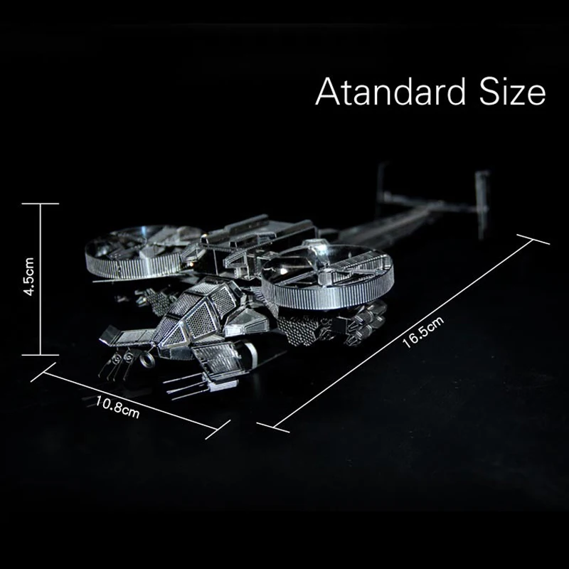 Microworld 3D DIY металлическая головоломка Аватар скорпион вертолет модель обучающая головоломка лазерная резка подарки игрушки для детей