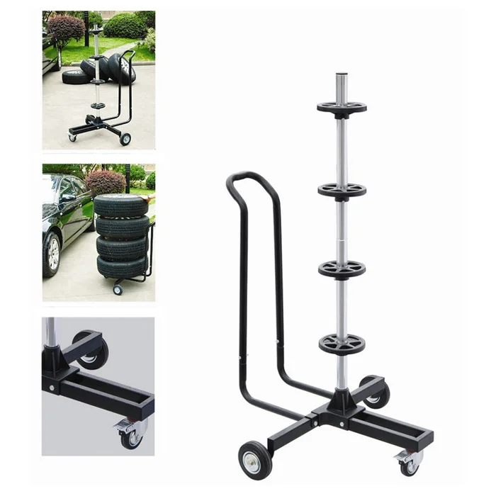 

High Quality Vertical Type Tyre Holder Factory Supply Tire Rack