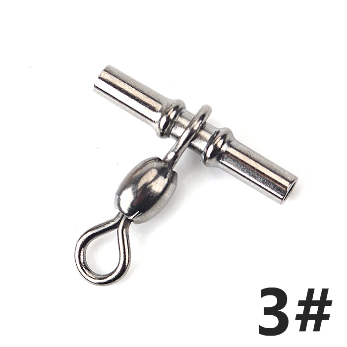 FISH KING 1 упаковка 2/0#1/0#1#2#3#4# кросс-линия кран рыболовный поворотный крючок Приманка Разъем Терминал Pesca рыболовные снасти - Цвет: 8PCS Per Pack Size3