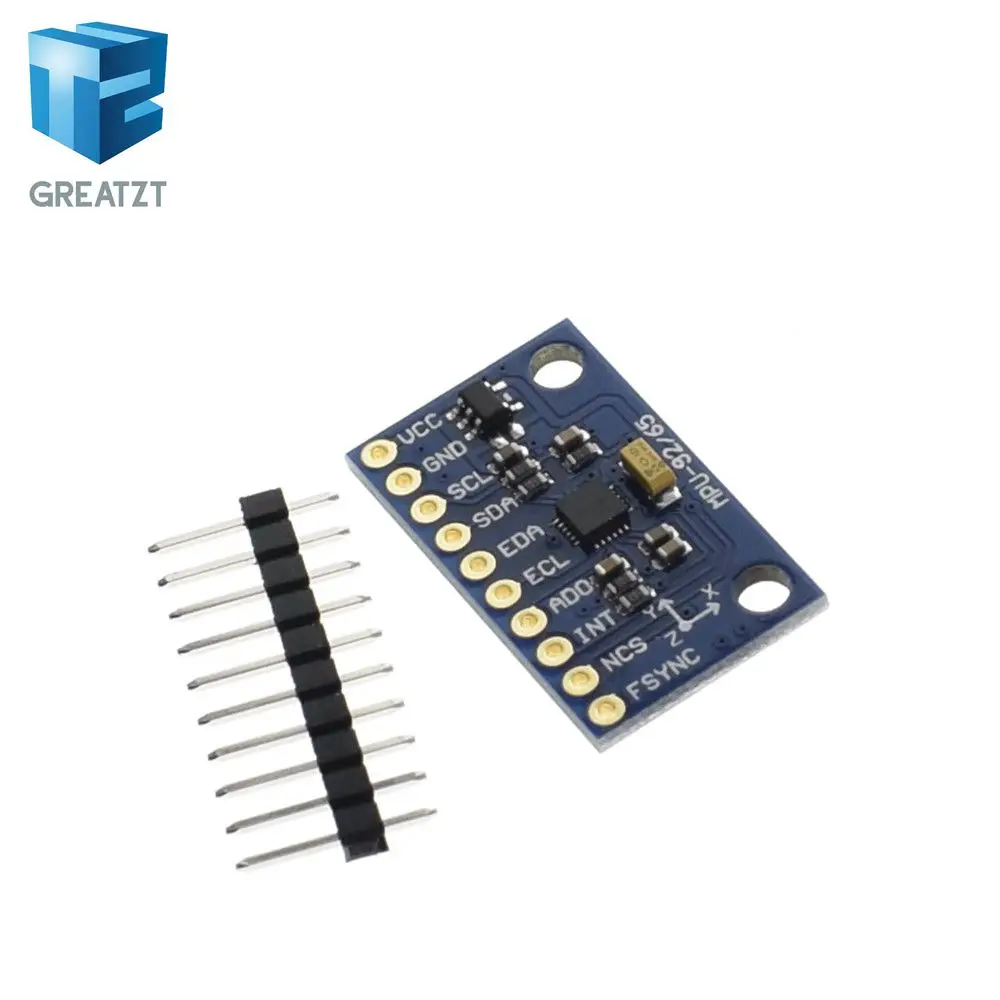 MPU 9250 GY 9 оси модуль датчика I2C/SPI связи thriaxis гироскоп + трехосевой акселерометр