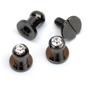 

Заклепки винтовые круглые ZD025 60 комплектов серебристые/черные/золотые