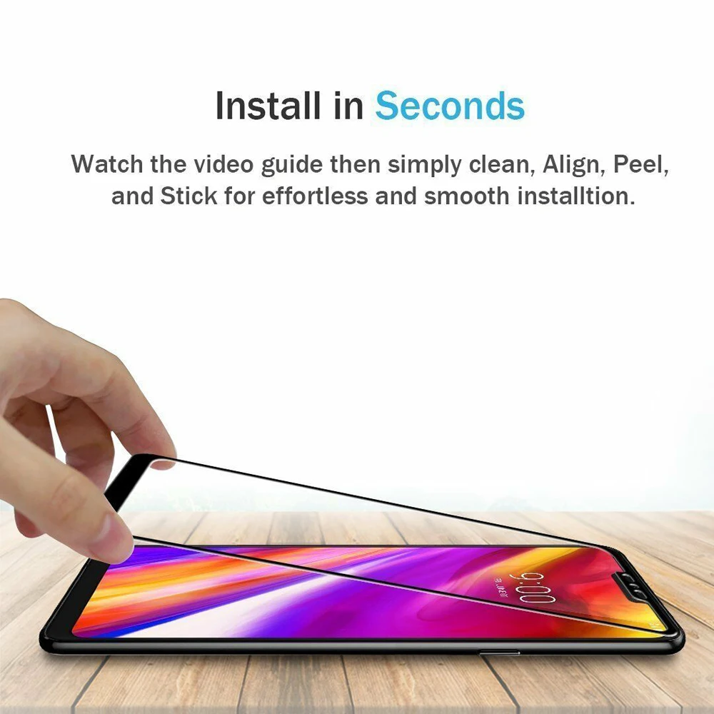 2 шт для LG G7 ThinQ Анти взрыв HD полное покрытие закаленное стекло протектор экрана
