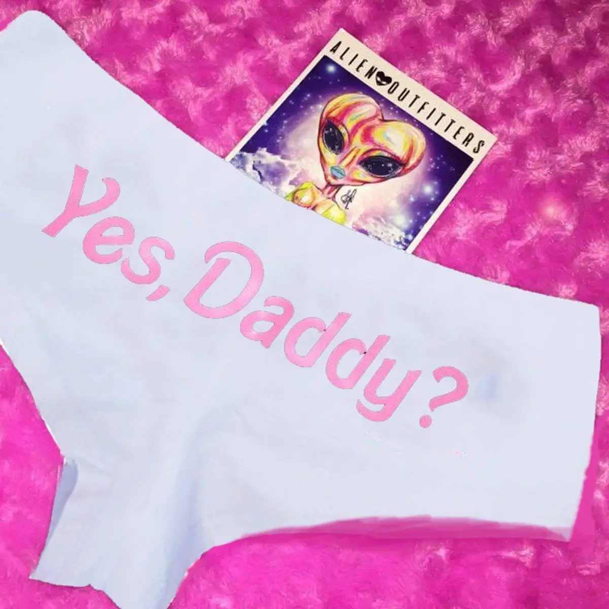 Hirigin 2019 для женщин Yes Daddy? Нижнее белье с буквенным принтом Бесшовное нижнее