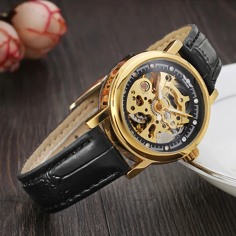 Часы наручные Winner женские Автоматические брендовые автоматические механические