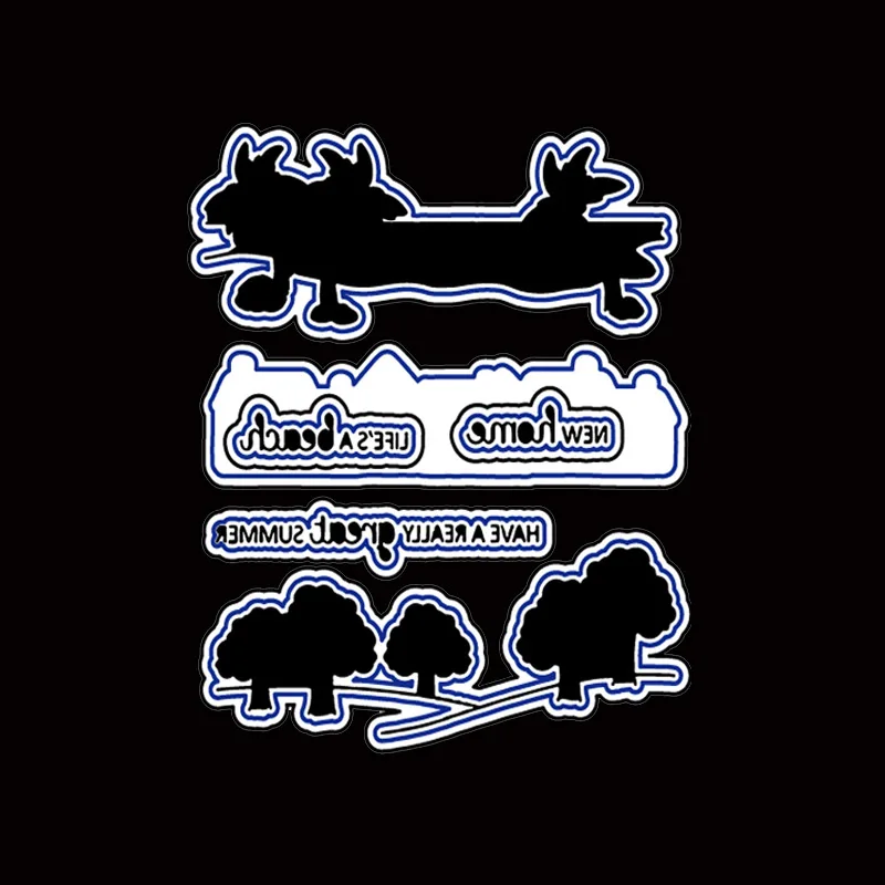 AZSG Новый Приморский дом высечки изготовление бумажных карточек украшение для