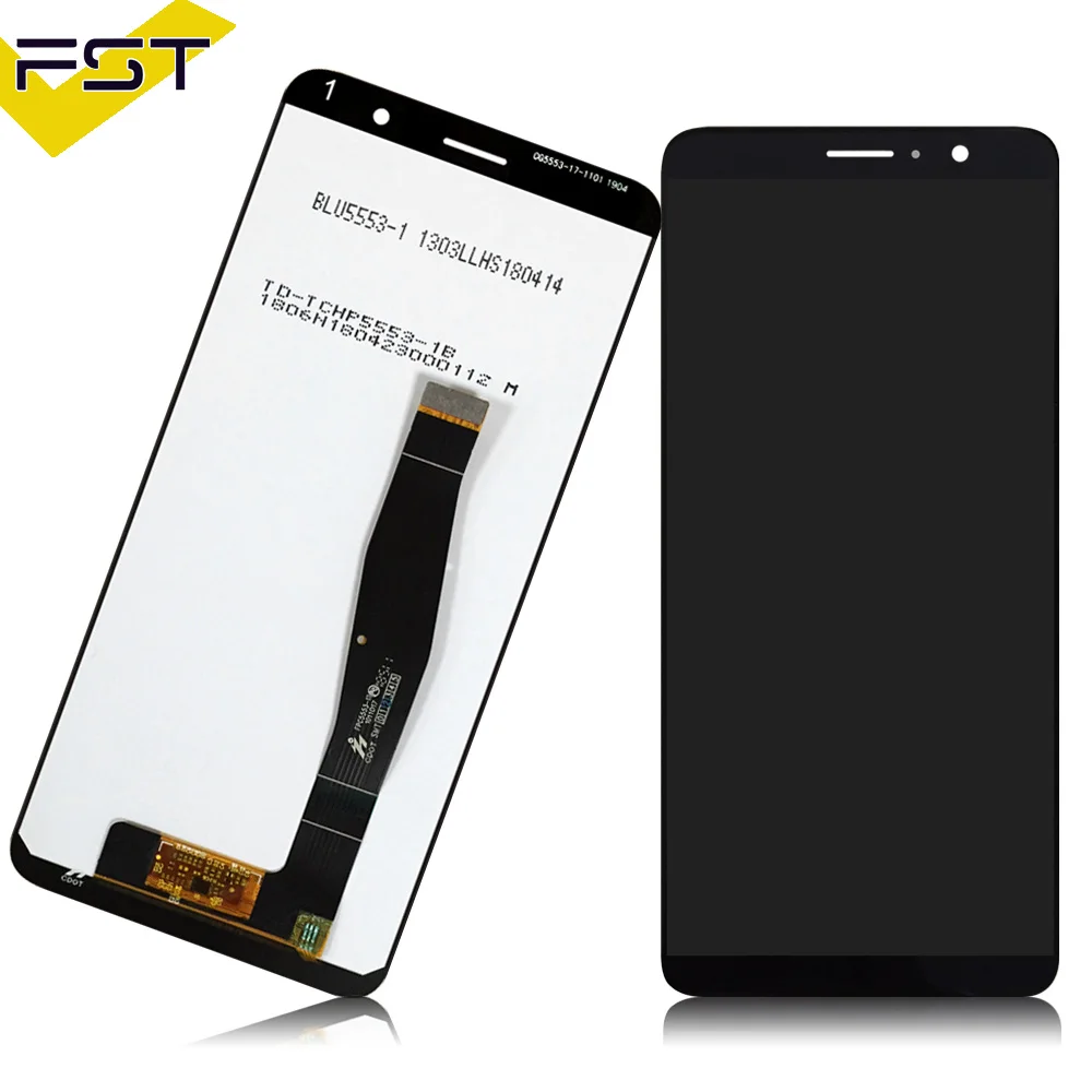 Pantalla LCD para tel&eacute;fono m&oacute;vil, montaje de digitalizador con pantalla t&aacute;ctil de 5,5 pulgadas, color negro, para modelo 1X, 2019, OT5008, 5008D, 5008T, 5008Y-1