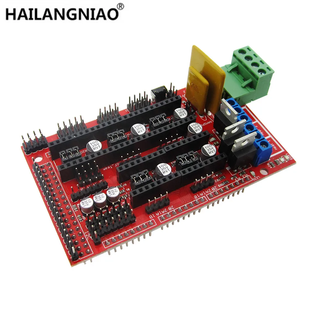 1 шт. панель управления для 3D принтера Mega 2560 R3 + RAMPS 4 5 DRV8825 переносной привод