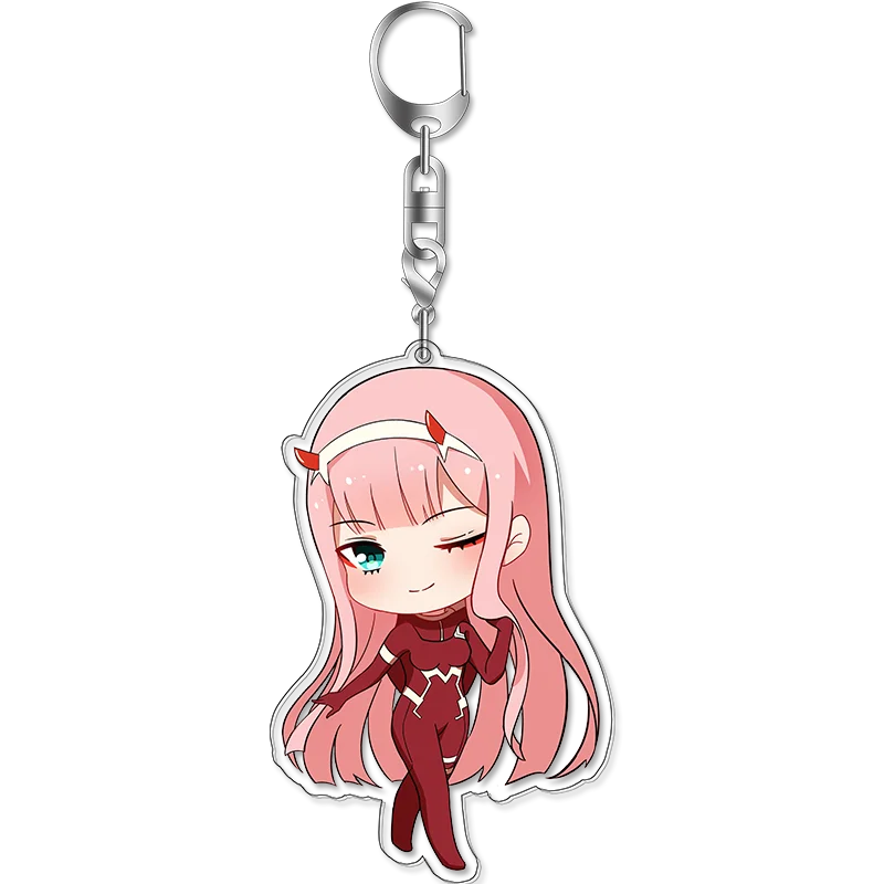 Милый акриловый брелок DARLING in the FRANXX DITF 02 для ключей телефон шарм косплей реквизит|