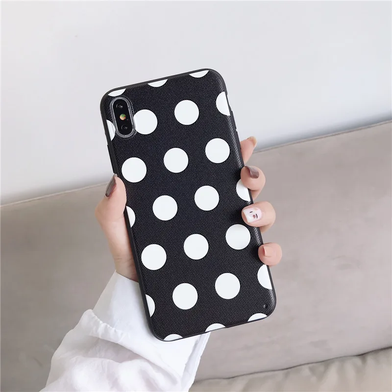Для IPhone 11 Pro Max простой черно-белый в полоску xsmax xr чехол анти-осень 6 7 8 Plus line new |