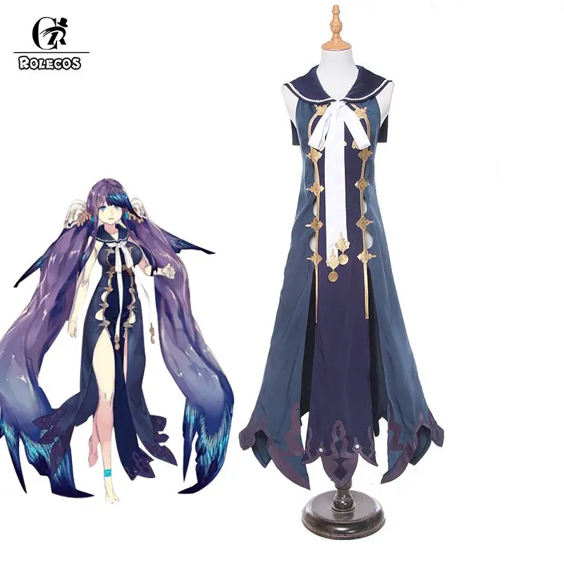 Rolecos SINoALICE костюм маленький русалки для косплея игра сексуальная косплей ведьма