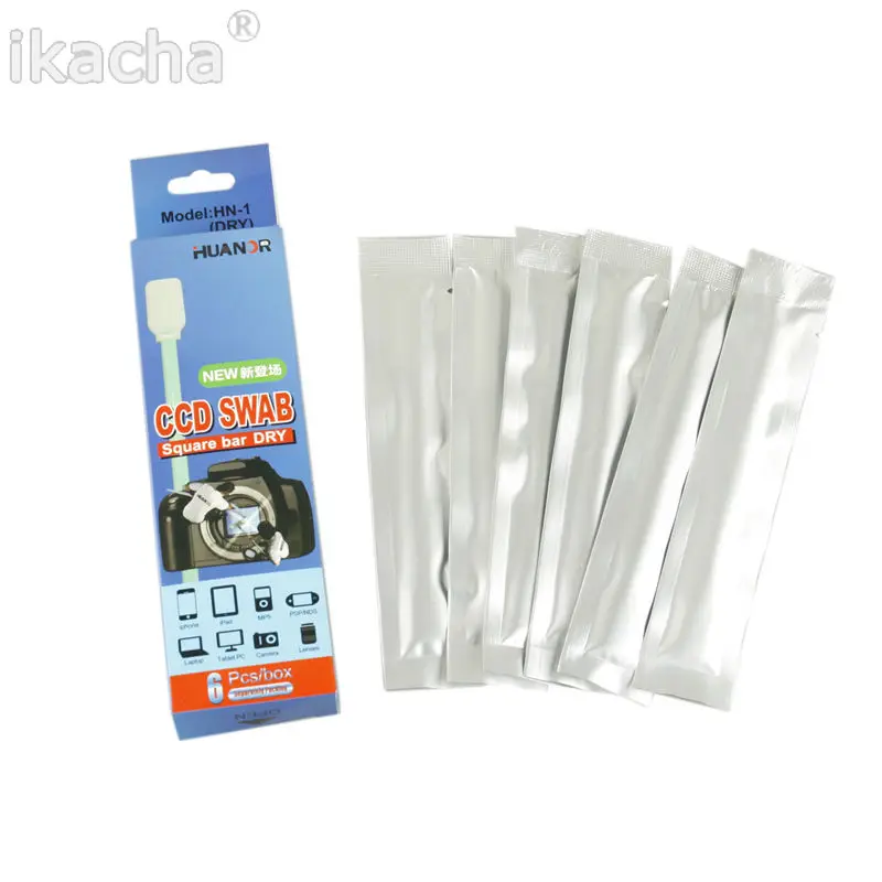 

6pcs Sensor Cleaning Kit CMOS CCD Cleaner SWAB For Nikon Canon Camera DSLR Lens Sensor