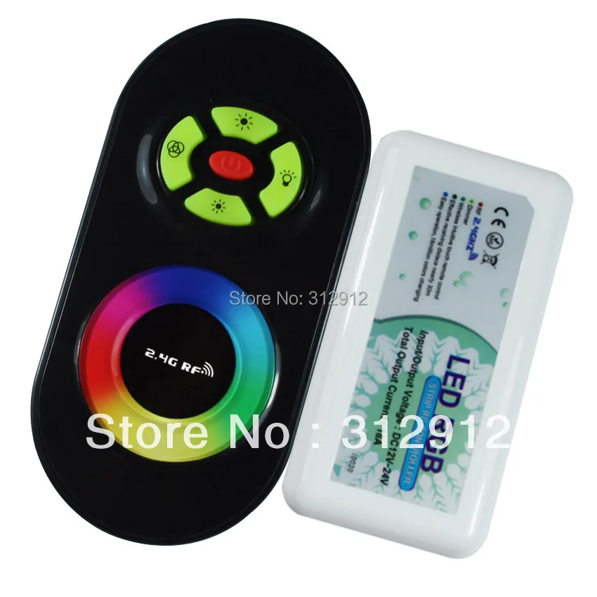 2 4G RGB LED сенсорный пульт дистанционного управления DC12 24V вход 6A * 3 канальный выход