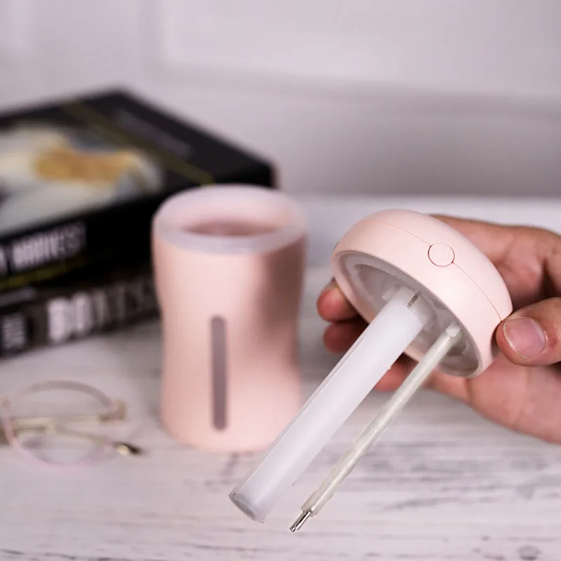 USB мини-увлажнитель с светодиодный ночной Светильник увлажнитель для сердца