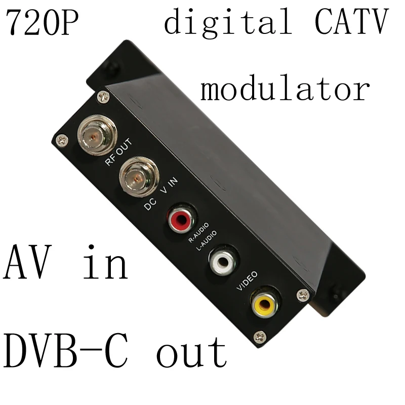 Цифровой ТВ модулятор SKD2711 1080P AV HDMI К цифровой QAM RF dvb C|dvb-c encoder|digital tv headendencoder modulator |