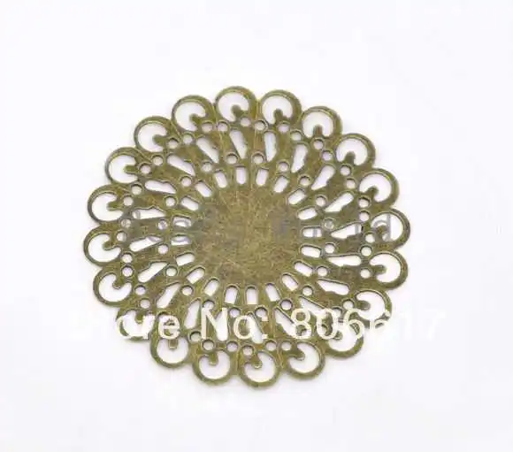 50 шт. круглые филигранные соединители для украшений 37 мм (W03470 X 1)|jewelry findings|wraps