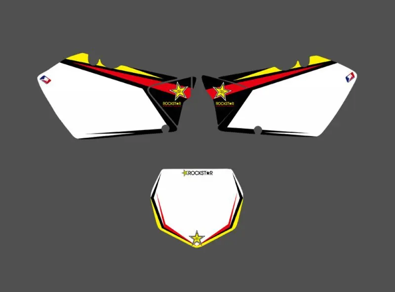 Наклейка графический Набор для Suzuki RM125 RM250 2001 02 03 04 05 06 07 08 09 10 2011 2012 RM 125 250|graphics