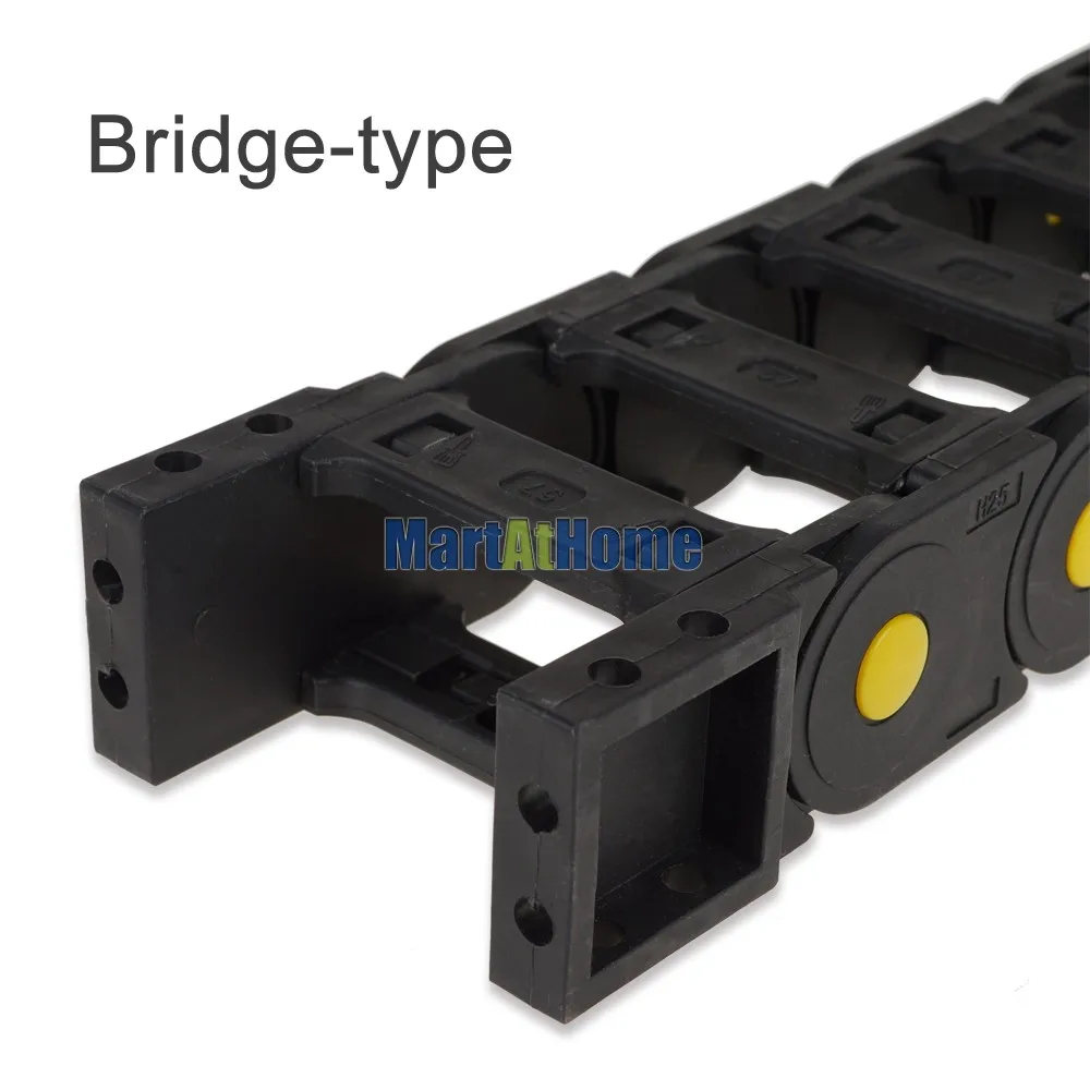 ARGEDO черный Пластик более 1 м Длина 25x38/50/57/77 мм полностью закрытые/мостового типа цепной гибкий кабель-канал для станков с ЧПУ