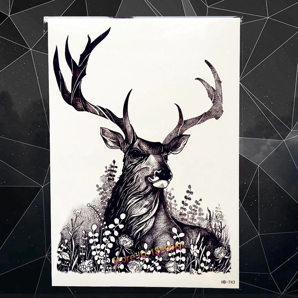 Flower Bird Fake Women Henna Temporary Tattoo Stickers 21x15CM Butterfly Tree Branch China Peony Flash Waterproof Paste |