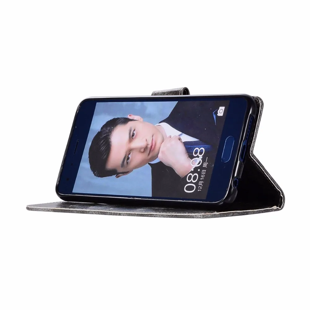 Модный кошелек покрытие для телефона Huawei Honor 9 экстравагантный Ретро Чехол из