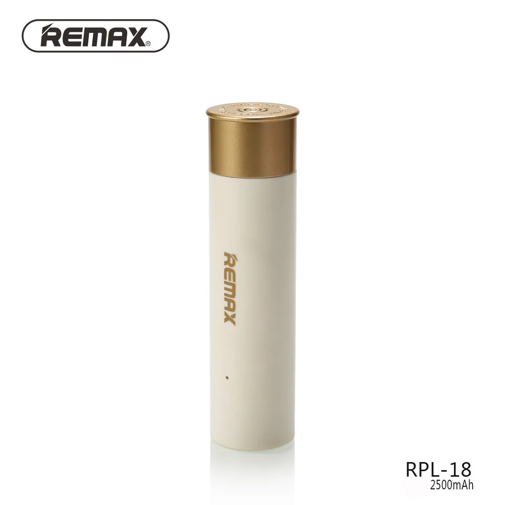 Remax RPL-18, 2500 мА/ч, USB резервный портативный внешний аккумулятор, внешний аккумулятор, зарядное устройство для сотового телефона, быстрая зарядка, мобильный телефон - Цвет: White