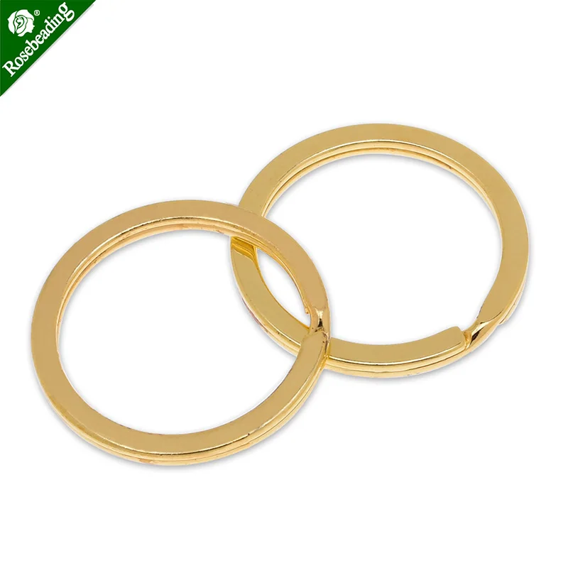50 шт. металлические круглые кольца для ключей