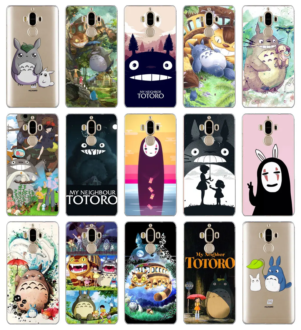 DREAMFOX L537 My Neighbor Totoro Soft TPU Silicone Case Cover For Huawei Mate Nova 2 9 10 20 30 Lite Pro Plus |