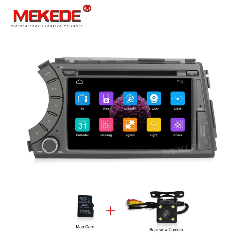 CAR DVD CAMERA MEKEDE емкостный экран HD 2 din автомобильный DVD для ssangyong Actyon Kyron с автомобильным gps Радио Для ssangyong actyon kryon поддержка SWC - Цвет: CAR DVD CAMERA