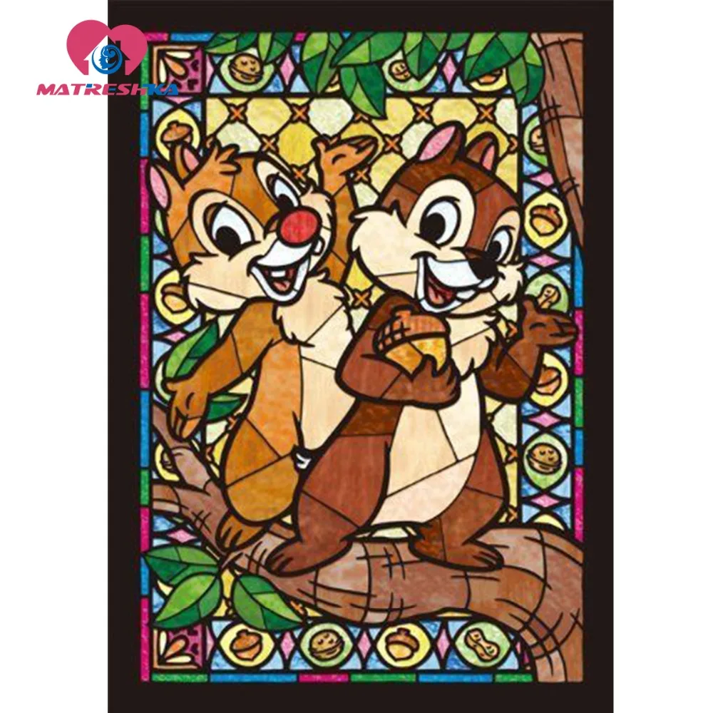 Алмазная живопись мультяшная вышивка полноразмерная набор узоров полная