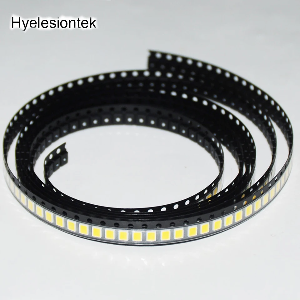 100 шт. 2835 SMD светодиодный светильник, ассортимент диодов, Диод SMD 2835 светодиодный Диод лампада бусина яркий красный зеленый синий белый желтый