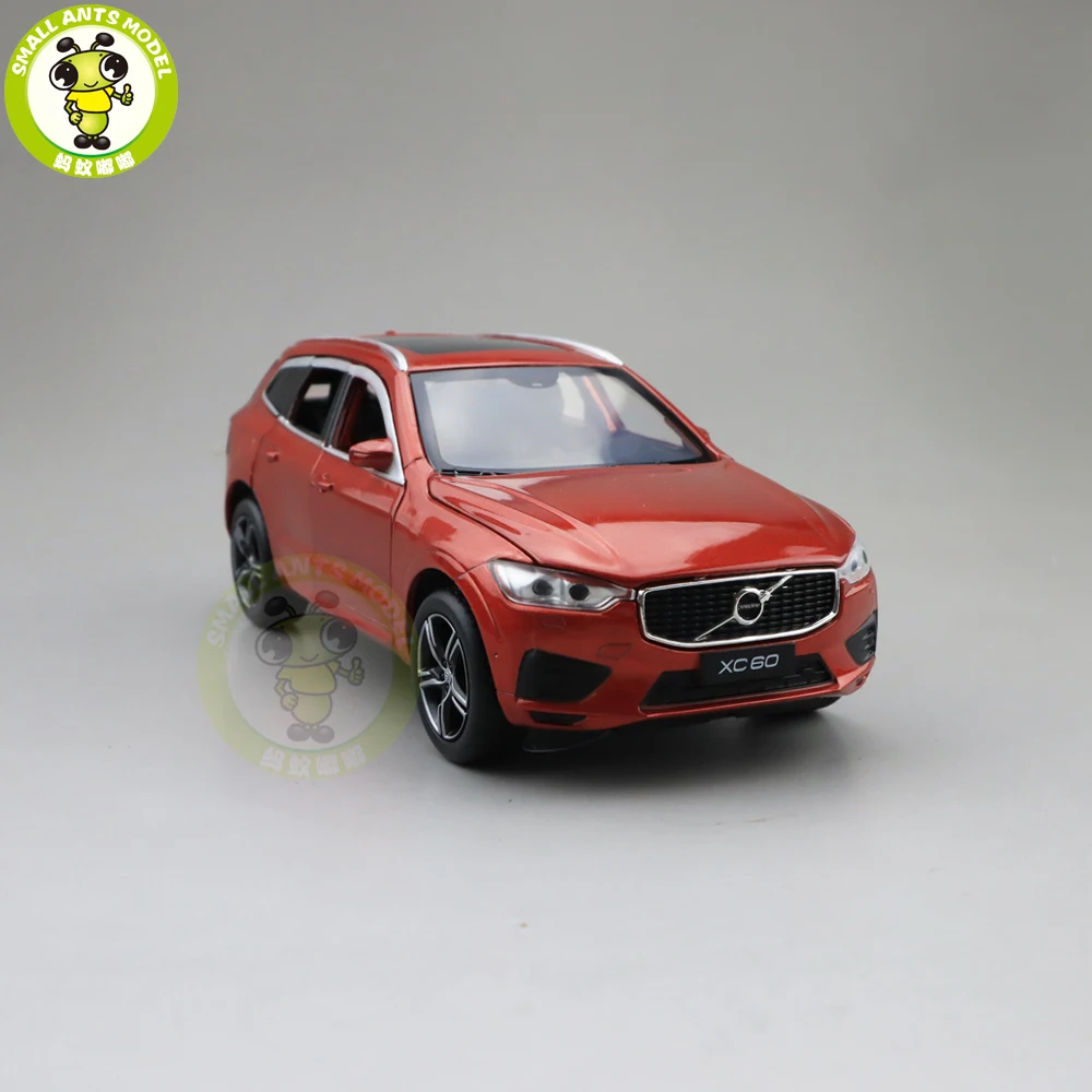1/32 JACKIEKIM все новые Volvo XC60 литая модель автомобиля игрушка джип для детей Подарки для мальчиков девочек звуковое освещение Вытяните назад