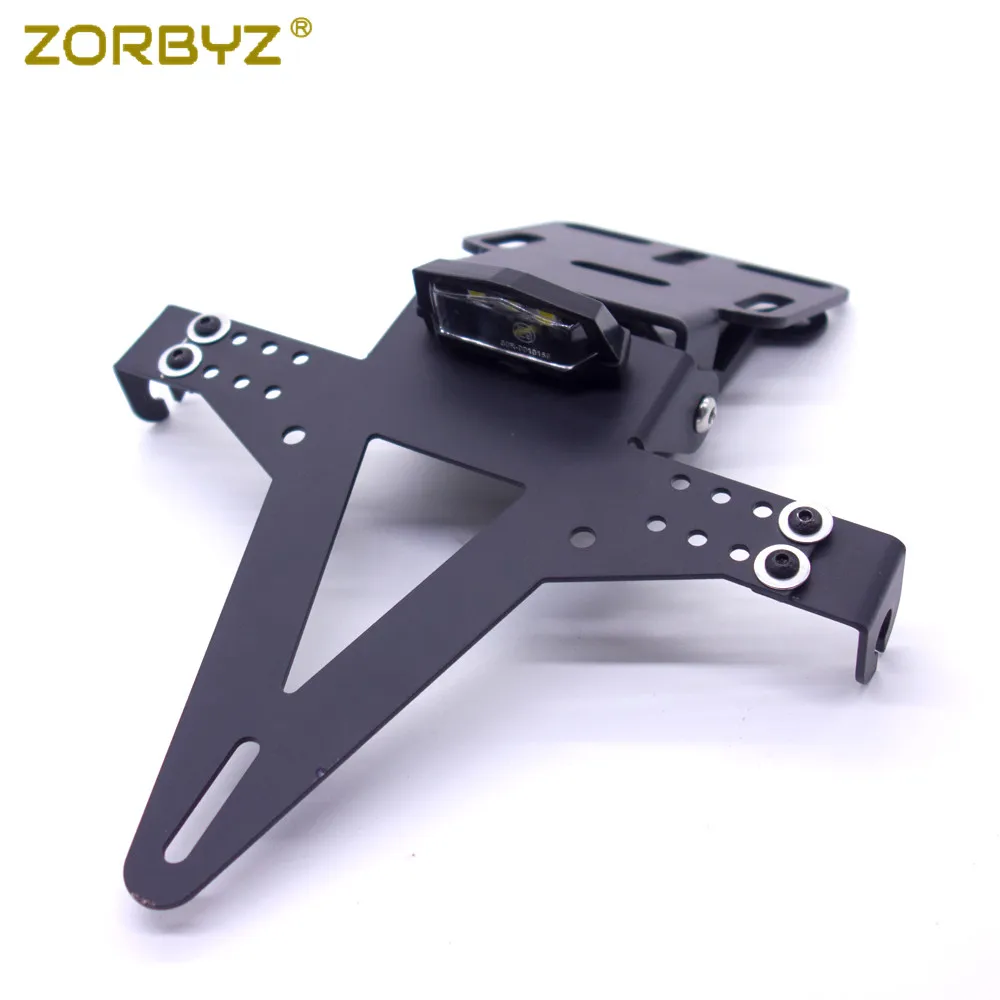 ZORBYZ 1 комплект мотоцикл металлический задний светильник держатель номерного знака светильник кронштейн держатель