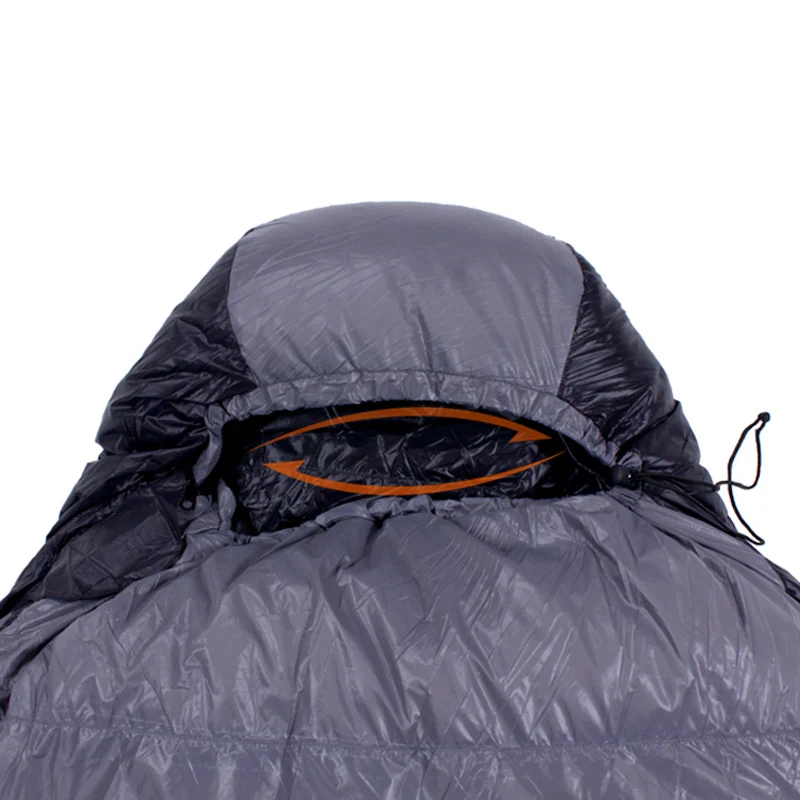 Спальный мешок Hewolf для взрослых на открытом воздухе 90% белый гусиный пух Мумия