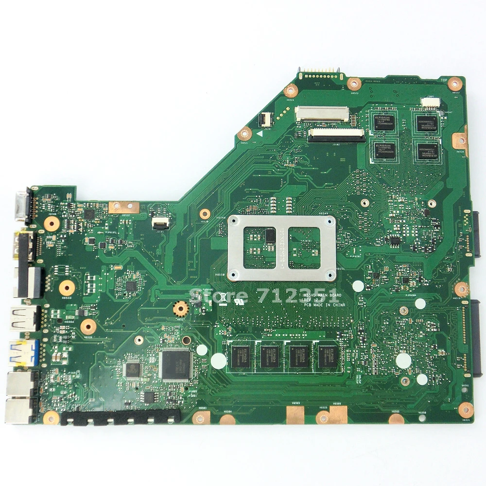Материнская плата X55VD MB._ 4G/ AS GeForce GT610M 4 Гб RAM REV 2 для ASUS X55V X55C материнская ноутбука