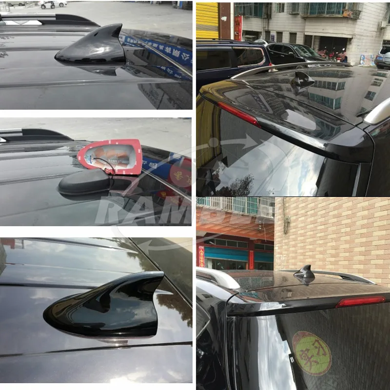 Для Ford Kuga Ford Explorer Super Shark Fin антенна автомобильный радиоприемник сигнал антенны внедорожник антенна Авто аксессуары черный белый серый